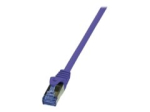 LogiLink PrimeLine CAT 6a SFTP, PiMF 50cm Lilla l&uuml;hijuhtme kaabel
