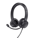 Trust HS-201 peakomplekt juhtmega Head-band Office/Call center USB Type-A Must