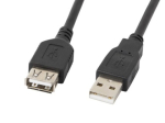 Langberg CA-USBE-10CC-0007-BK 0,7m USB A Must kaabel