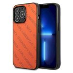 Karl Lagerfeld KLHCP13LPTLO k&otilde;va &uuml;mbris iPhone 13 Pro / 13 6,1" jaoks / oranž