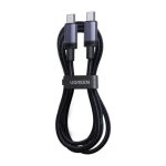 UGREEN 65831 USB-C kuni USB-C kaabel 0,5 m / must-hall