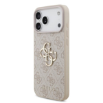 Guess PU 4G metallise logoga &uuml;mbris iPhone 18 Pro Max jaoks / Roosa