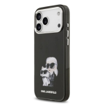 Karl Lagerfeld IML Aquarelle Karl ja Choupette &uuml;mbris iPhone 17 Pro jaoks / must