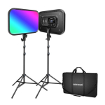 Kit Neewer RGB168 RGB LED, kaks lambi 60W 2500-8500K