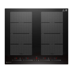 AMZCHEF CE-FS-I74S-FFDD10 Indukpliit, 4 tsooni