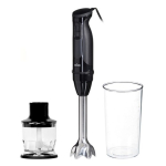 Braun MultiQuick 3 MQ30201M 0.6 L Sukeldubliiter 900 W Must, Satin teras