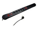 Maclean MCE10 10-Outlet Power Strip Must 1,5m