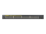 Zyxel GS1900 Seeria GS1900-48HPv2 48-Portiline Gigabit PoE+ L&uuml;liti
