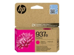 HP 937e EvoMore Magenta Originaalne Magenta Tint