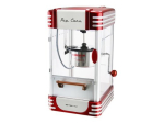 Emerio POM-120650 Silver Popcorn Machine with Red Metallic Details 360W