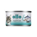 OLLO Cat nr 6 Tuunikala & V&auml;hid puljongis - m&auml;rgkassitoit - 70g