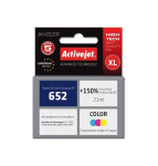 Activejet AH-652CR tint (asendub HP 652 F6V24AE-ga; Premium; 21 ml; v&auml;rviline)