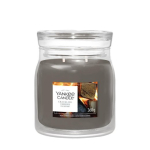 Yankee Candle Crackling Embers vahapeals&uuml;&uuml;t Cylinder Wood Grey 1 szt(u)