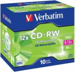 Verbatim Blank CD-RW SERL 700MB 10x-12x 10 tk Jewel