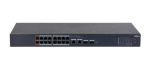 Switch DAHUA Type L2 Desktop/pedestal Rack PoE ports 16 CS4218-16ET-135