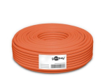 Goobay CAT 7A Duplex S/FTP LSZH 50m oranž kaabel