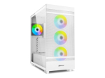 Sharkoon Rebel C50 RGB ATX Tower Valge