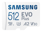 Samsung EVO Plus MB-MC512S microSDXC UHS-I M&auml;lukaart 512GB 160MB/s
