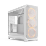 Fractal Design Meshify 3 XL RGB TG Clear Tint ATX Tower korpuse ilma integreeritud toiteallikata, valge
