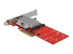 DeLOCK PCI Express Card to 2 x Internal M.2 Interface Adapter