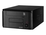 Inter-Tech MI-008 v&auml;ikese kuju tegur Mini ITX miniarvuti ilma toiteallikata must