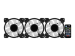 AeroCool Mirage 12 ARGB Pro 1-pack 120mm s&uuml;steemiventilaatori komplekt must