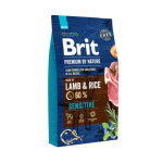 BRIT Premium by Nature Adult Sensitive lamba ja riisiga kuiv koera toit - 8 kg