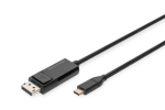 Digitus kahesuunaline adapterkaabel 2 m AK-300334-020-S USB Type C to DisplayPort