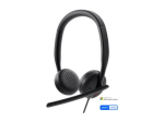 Dell Headset WH3024 Sisseehitatud mikrofon USB-C, USB-A Must