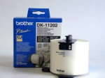 Brother DK-11202 saatmisetikettide valgustused Valged DK 62mm x 100mm