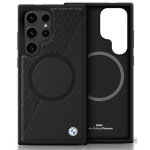 BMW nahast pooltekstureeritud MagSafe &uuml;mbris Samsung Galaxy S25 Ultra jaoks