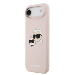 Karl Lagerfeld vedelsilikoonsist topeltpeaga MagSafe &uuml;mbris Apple iPhone 17 Air jaoks
