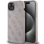 Guess 4G Collection Leather Metal Logo MagSafe for Apple iPhone 13 / 14 / 15