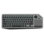Techly ICTB9801TB klaviatuur Universaalne RF Juhtmevaba + Bluetooth QWERTY US English Must