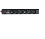Eaton Protection Strip PS6TD 6-pin 10A must &uuml;lepingekaitsevooluk