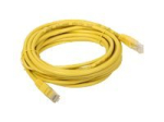 ALANTEC CAT 5e varjestamata paarditud paar (UTP) 50cm patch-kaabel kollane