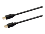 Prokord DisplayPort Kaabel 1m Must