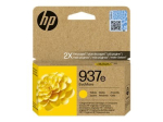 HP 937e EvoMore Kollane Originaalne Kollane Tint