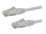 StarTech.com 100ft CAT6 kaabel - Valge takistuseta CAT 6 juhe - 100W RJ45 UTP 650MHz Category 6 v&otilde;rgu patchkaabel UL/TIA (N6PATCH100WH)
