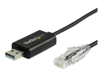 StarTech.com 6 ft (1.8 m) Cisco USB konsooli kaabel - USB RJ45 roll-over kaabel - 460Kbps - Windows, Mac ja Linux-i &uuml;hilduv - M/M (ICUSBROLLOVR) 1