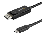 StarTech.com 6ft/2m USB C kuni DisplayPort 1.4 Kaabel 8K 60Hz/4K, Bidirektsionaalne DP kuni USB-C v&otilde;i USB-C kuni DP P&ouml;&ouml;ratav Video Adapter Kaabel,...