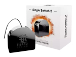Fibaro Single 2 kontakt, must