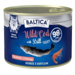 BALTICA Excellent Metsmerluun krilliga Light - m&auml;rgkassitoit - 185g