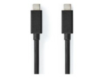 Nedis USB 3.2 Gen 2 USB Type-C Kaabel 1m Must