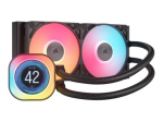 Corsair iCUE LINK TITAN 240 RX LCD Processor All-in-one liquid cooler 12 cm Black 1 pc(s)