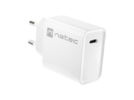 NATEC Ribera USB-C 20W PD valge laadija