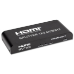 Qoltec 51797 aktiivne HDMI jagunemisplokk 2 x HDMI 4K x 2K 6Gb/s 60Hz