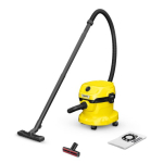 Puhuti K&auml;rcher WD 2 PLUS V-12/4/18 PET 12 l 1000 W (1.628-017.0) Must, Kollane