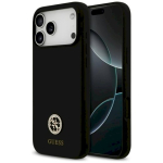 Guess Silicone Logo Strass 4G MagSafe &uuml;mbris iPhone 17 Pro Max jaoks / must