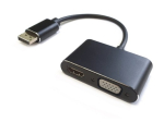 RoGer DisplayPort kuni HDMI + VGA adapter v1.4 / 4K@30Hz